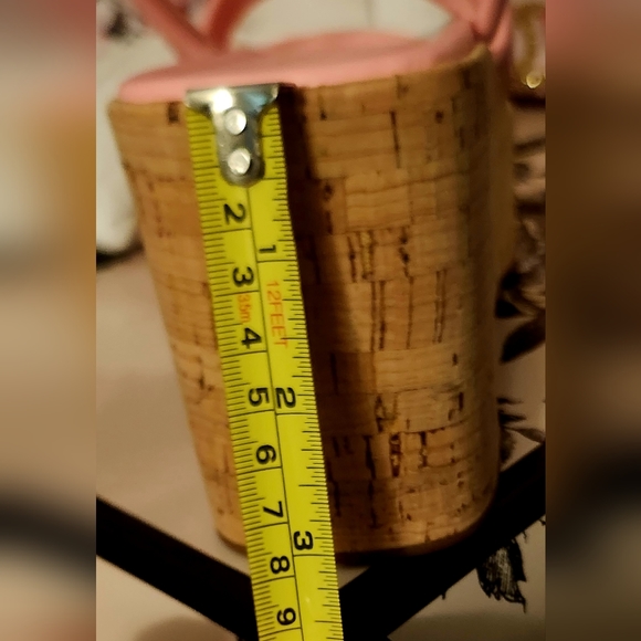 MK Hazel Wedge Leather Pink NWB Size 10 - Picture 9 of 10